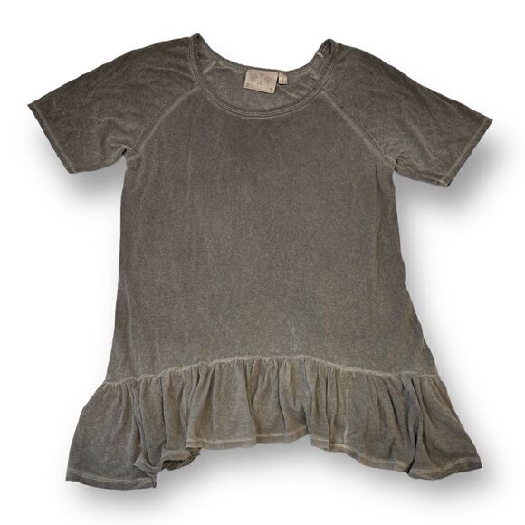 Dantelle Gray Blouse Top Size Small - Picture 1 of 4